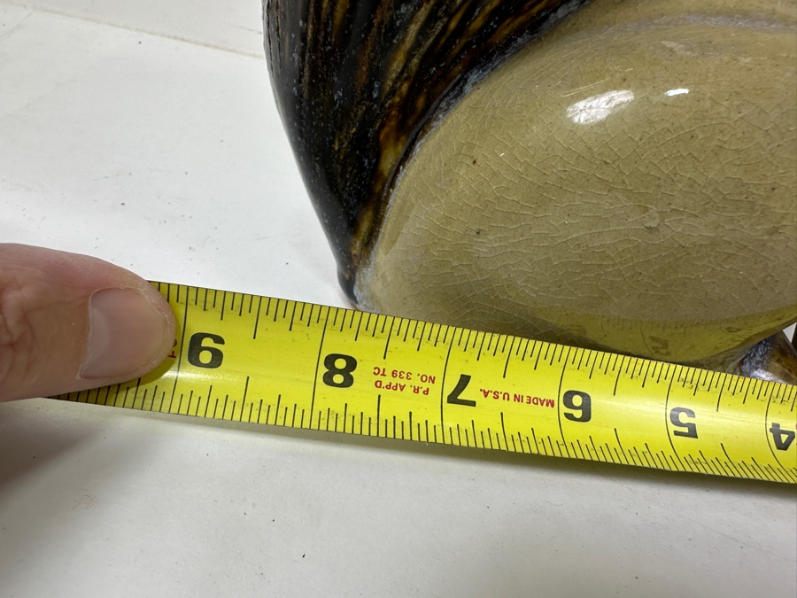 Pair of Glazed Ceramic Foo Dog Statues 9'W x 10'H [Photo 9]