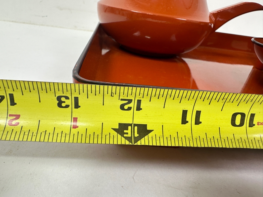 Japanese Lacquer Tea Set With Tray And Stool 13'W x 8.5'D [Photo 11]