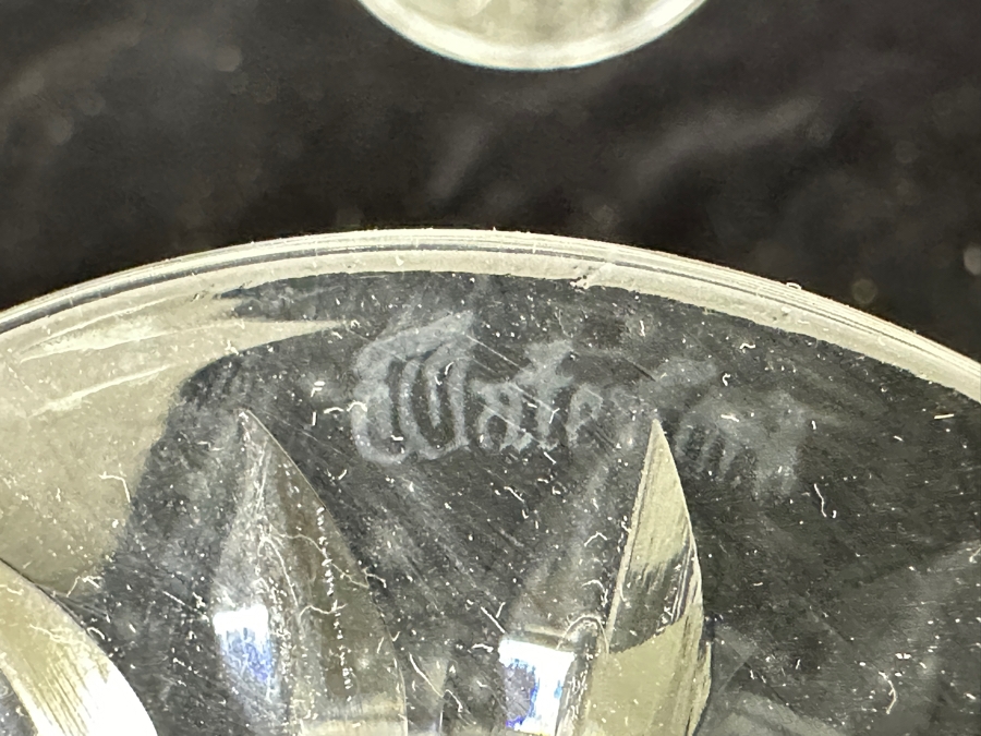 Set of (12) Waterford Lismore Crystal Claret Wine Glasses 5.8'H [Photo 5]