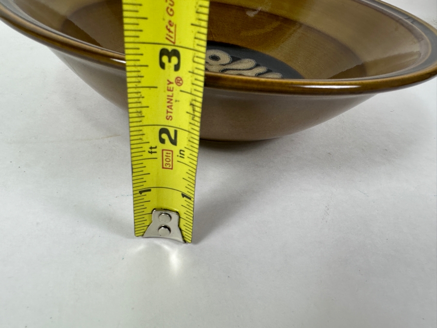 Japanese Sakura Stoneware Serving Bowl 10'W x 2.75'H
 [Photo 7]