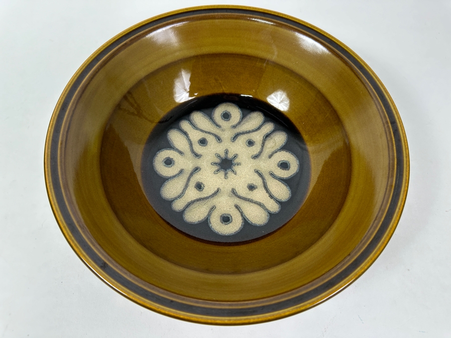 Japanese Sakura Stoneware Serving Bowl 10'W x 2.75'H
 [Photo 2]