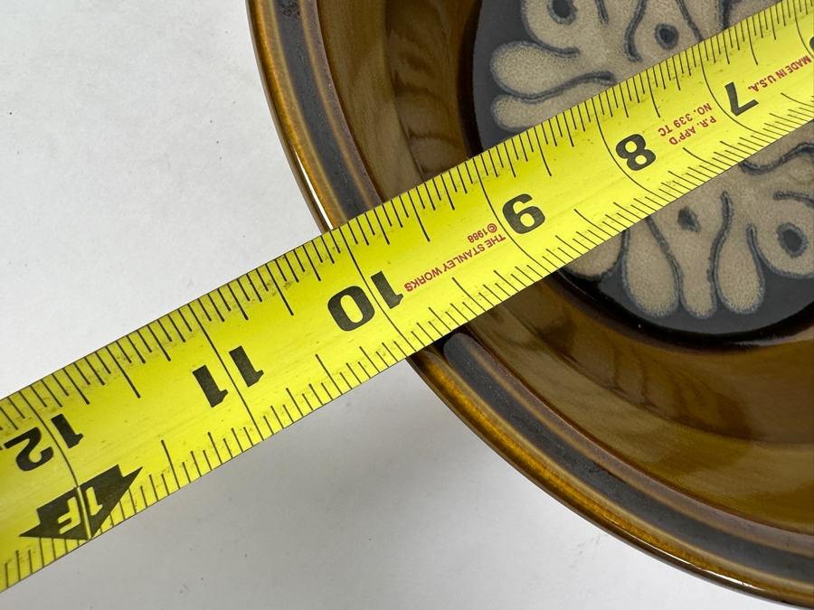 Japanese Sakura Stoneware Serving Bowl 10'W x 2.75'H
 [Photo 6]