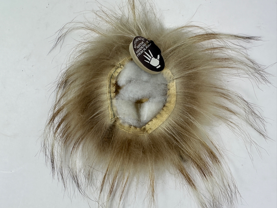 Handcrafted Alaskan Native Mask Originating From Port Barrow By Artist Lill Kilbear 10'W [Photo 3]