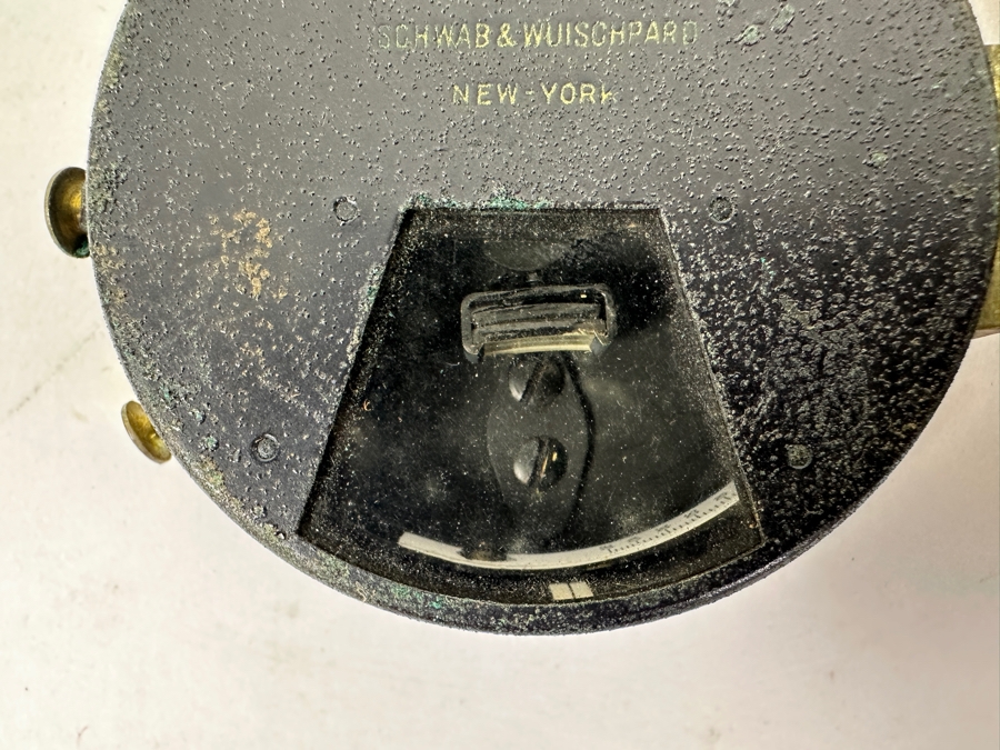 USMC Clinometer By Schwab & Wuischpard New York With Leather Pouch [Photo 4]