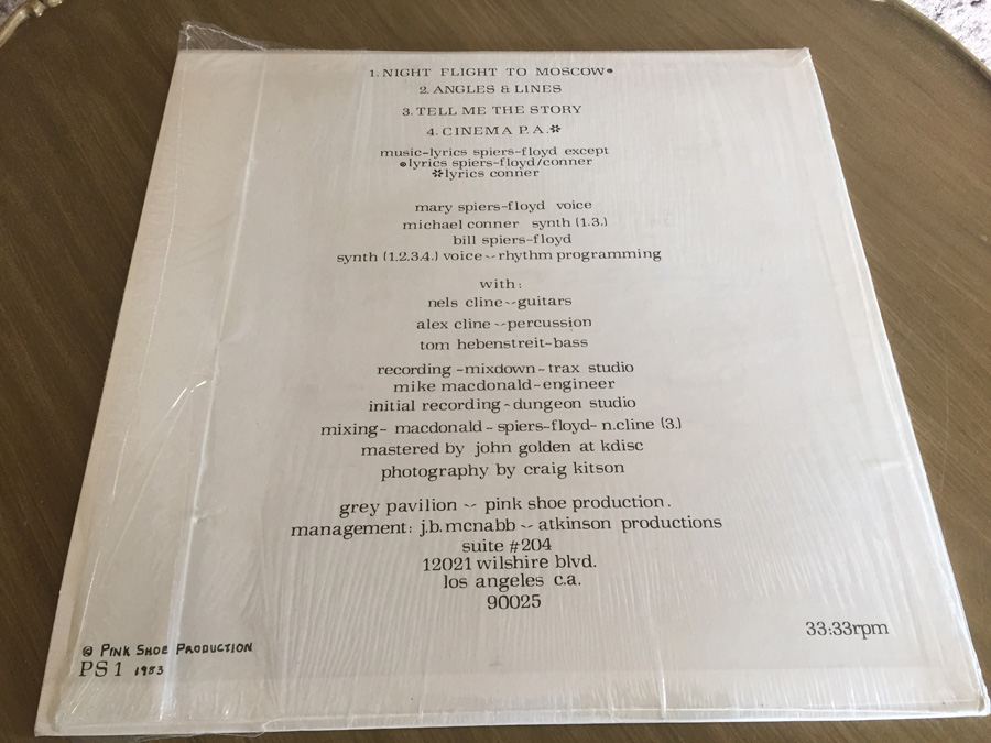 Grey Pavilion ‎- Grey Pavilion - Pink Shoe Production ‎- PS 1 [Photo 2]