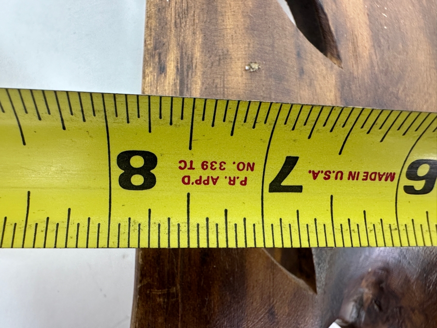 Vintage Philippine Hand-Carved Wooden Bakunawa (Sea Serpent) Dragon Mask 7.75'W x 19'H [Photo 7]