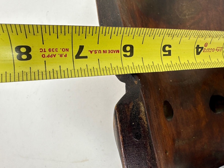 Vintage Philippine Hand-Carved Wooden Bakunawa (Sea Serpent) Dragon Mask 6.5'W x 13'H [Photo 6]