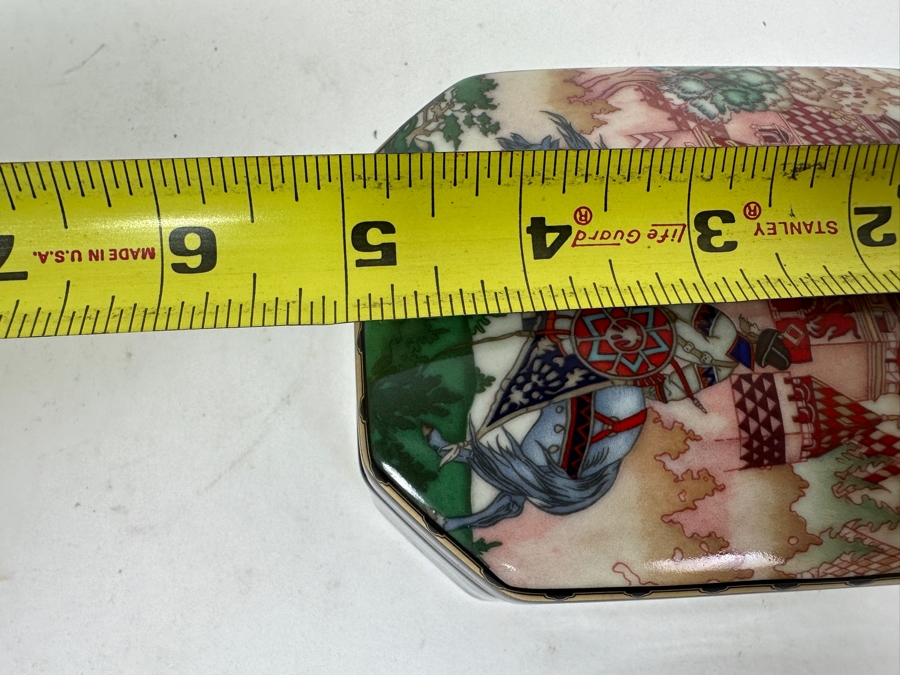 Heinrich Porcelain Box Featuring Maria Morevna Of The Enchanted Castle Design By Villeroy & Boch Limited Edition With Original Box 5'W x 3.75'D [Photo 10]