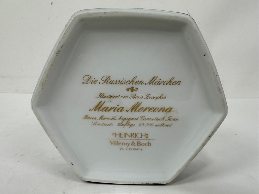 Heinrich Porcelain Trinket Box 'Vassilissa The Fair' Limited Edition Box by Villeroy Boch Illustrated by Boris Zvorykin [Photo 10]