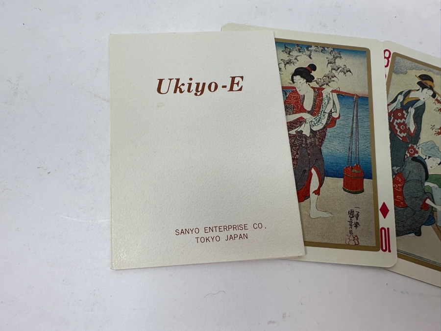 Ukiyo-E Playing Cards By Sanyo Enterprise Co Tokyo Japan [Photo 3]