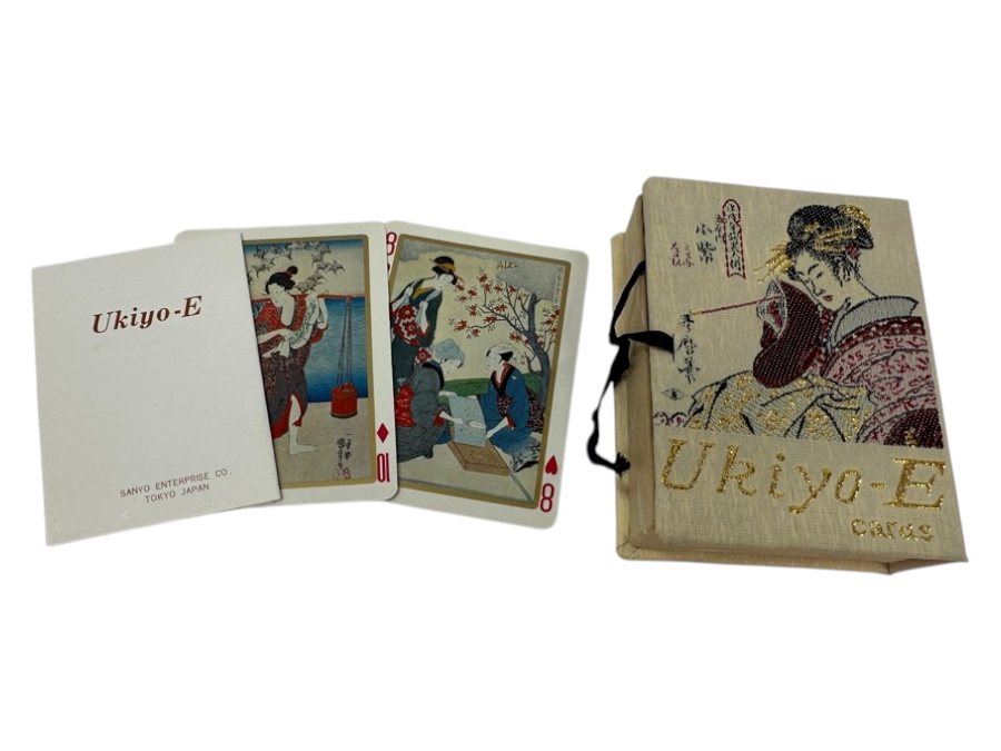 Ukiyo-E Playing Cards By Sanyo Enterprise Co Tokyo Japan