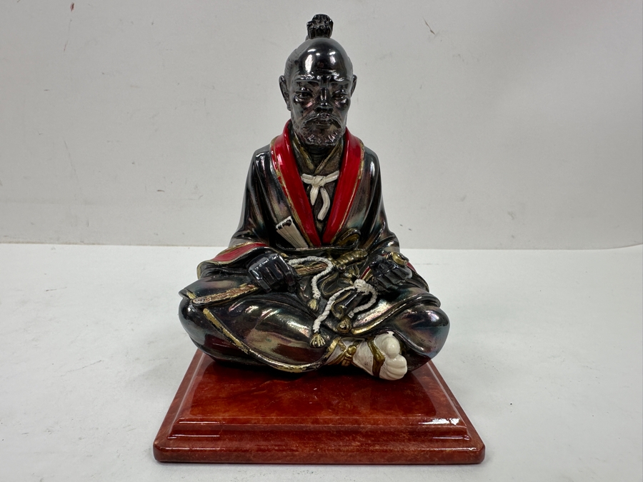 Rare Giannelli Figures of Warrior and Merchant One Marked .925 Circa 1988 and 1990 5'H [Photo 11]