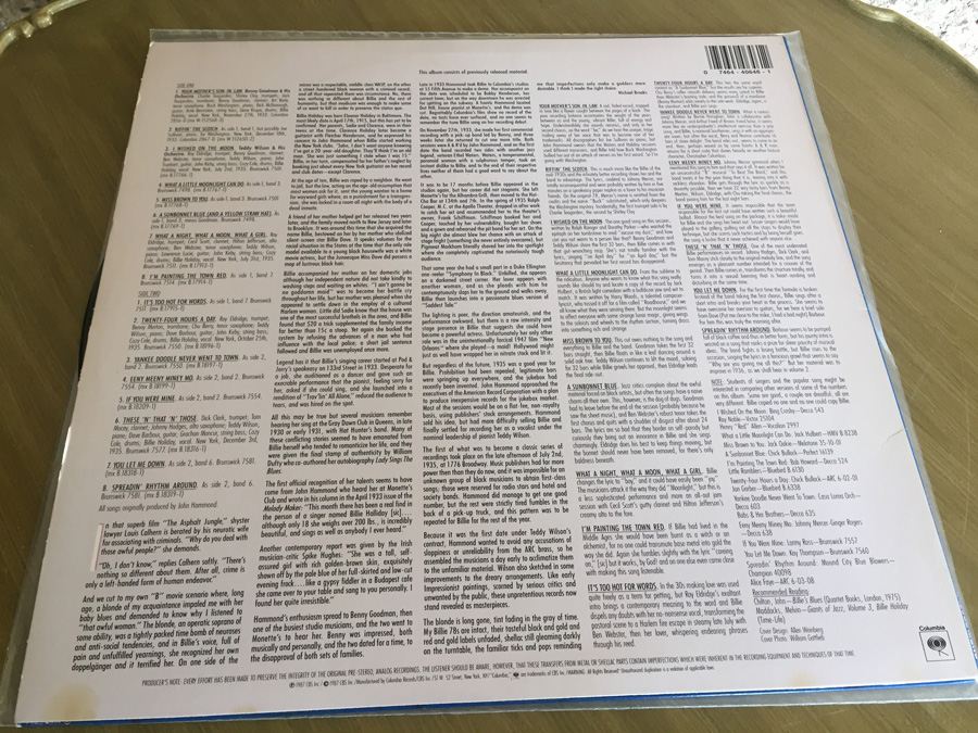 Billie Holiday ‎- The Quintessential Billie Holiday Volume 1, 1933-1935 - Columbia ‎- CJ 40646 [Photo 2]