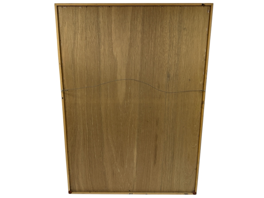 Framed Embroidered Silk Panel Depicting Taoist Immortal ShouXing Surrounded by Cranes 23.5'W x 32'H [Photo 12]