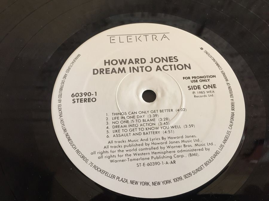 Howard Jones ‎- Dream Into Action - Elektra ‎- 60390-1 - PROMO [Photo 9]