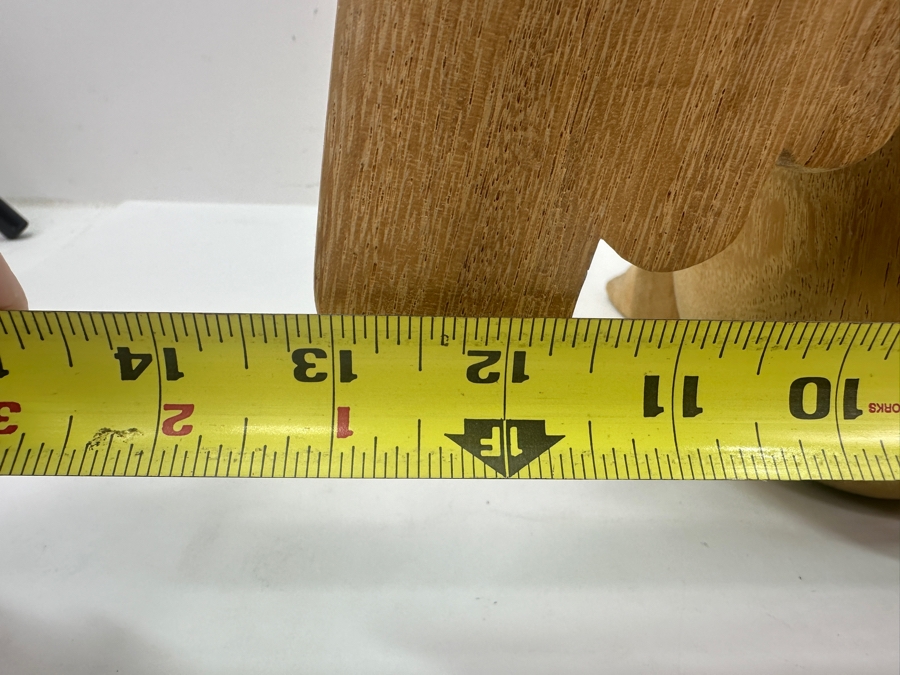 Vintage Hand Carved Wooden Cherub Statue 13'W x 16'H [Photo 9]