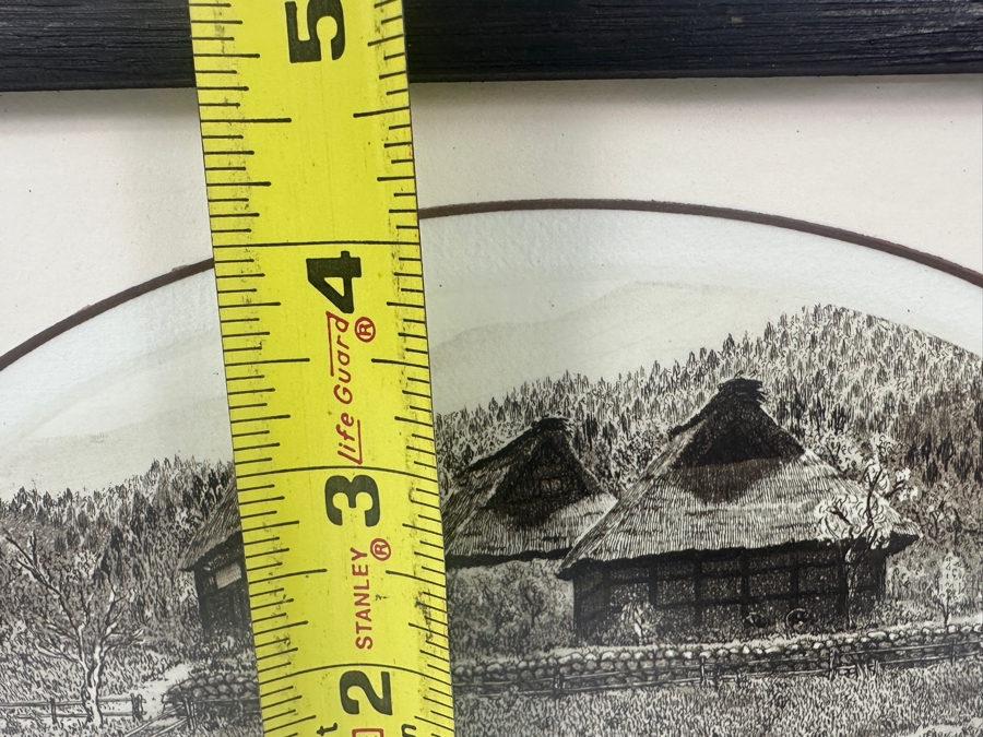 Etching Titled 'Farm House 20' By Japanese Artist Hiroto Norikane (b. 1949) Limited Edition 92/100  10'W x 6'H [Photo 10]