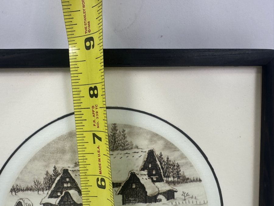 Etching Titled 'Farm House 30' By Japanese Artist Hiroto Norikane (b. 1949) Limited Edition 6/100 8.5'W x 8.5'H [Photo 9]