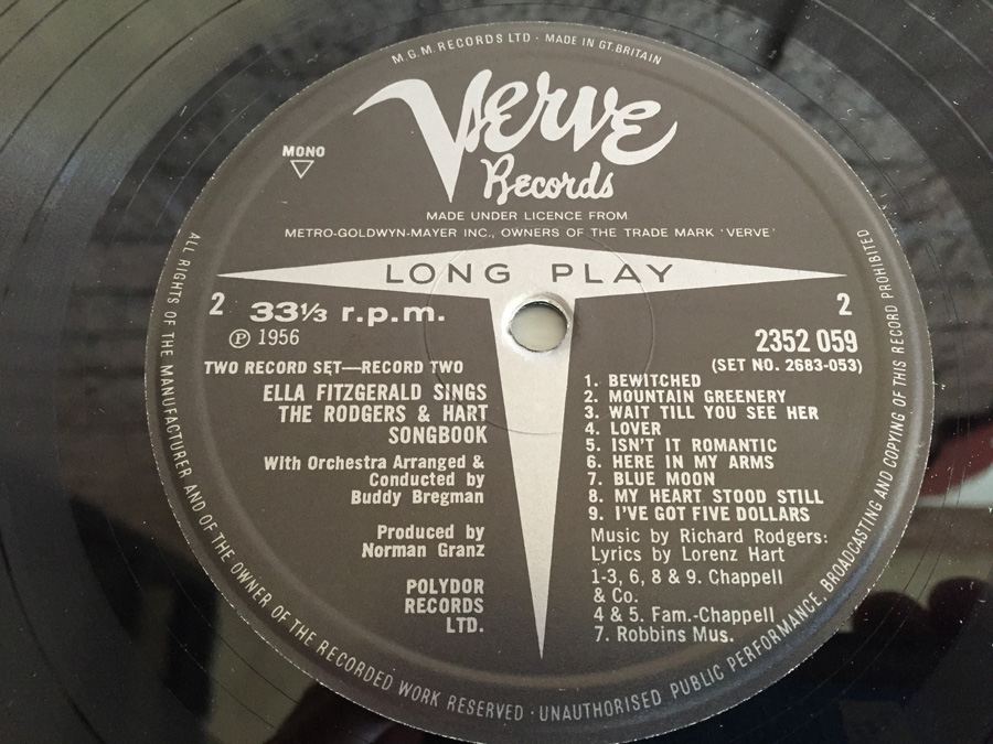 Ella Fitzgerald ‎- Sings The Rodgers And Hart Songbook - Verve - 2352 059 - 2 x Vinyl [Photo 6]
