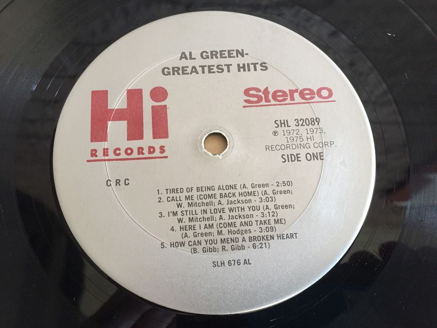 Al Green ‎- Greatest Hits - Hi Records ‎- SHL 32089 [Photo 4]