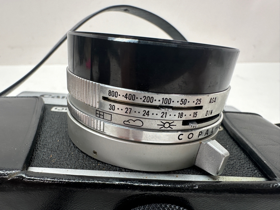 Vintage Canon Canonet QL17 GIII 35mm Rangefinder Camera With Leather Case And Lens Cap [Photo 6]