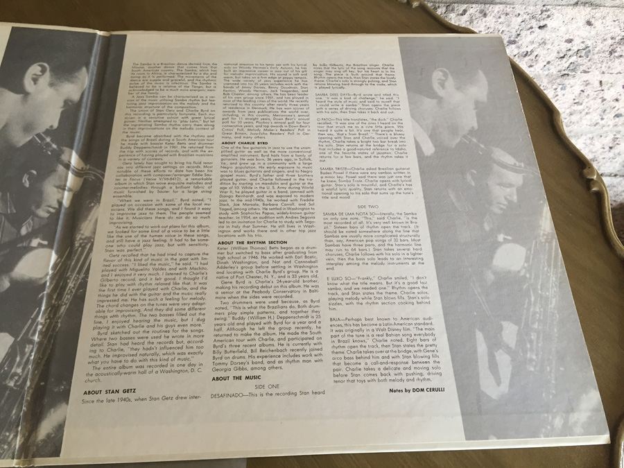 Stan Getz / Charlie Byrd ‎- Jazz Samba - Verve Records ‎- V6-8432 [Photo 4]