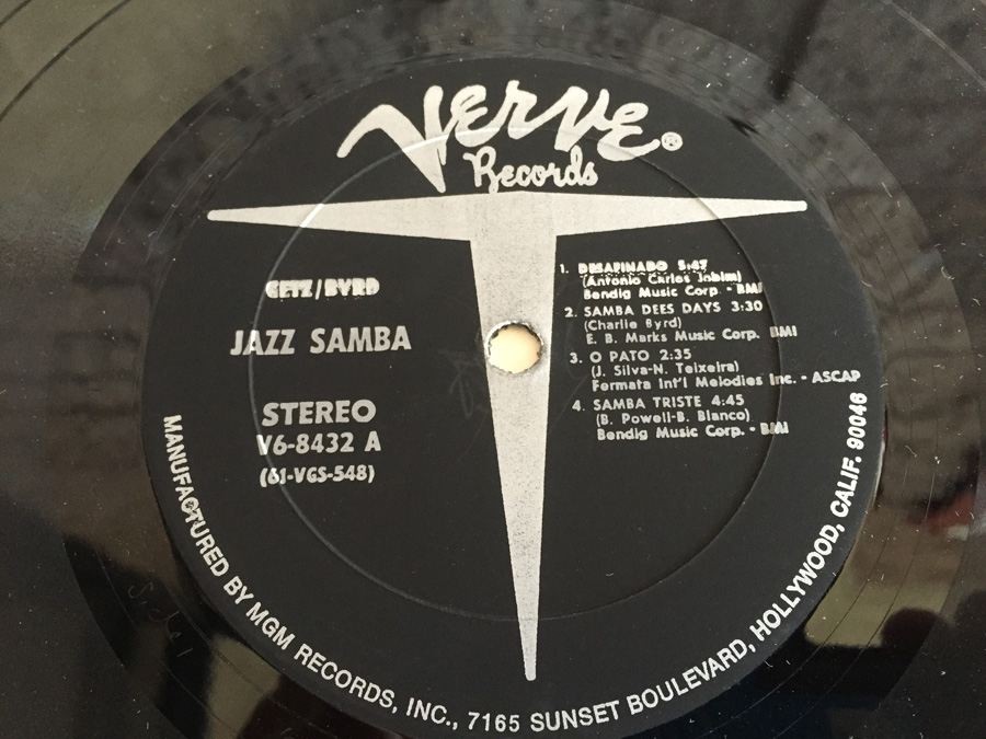 Stan Getz / Charlie Byrd ‎- Jazz Samba - Verve Records ‎- V6-8432 [Photo 6]