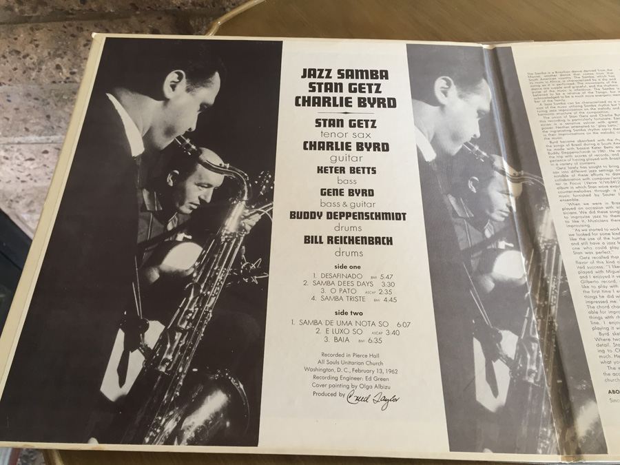 Stan Getz / Charlie Byrd ‎- Jazz Samba - Verve Records ‎- V6-8432 [Photo 3]