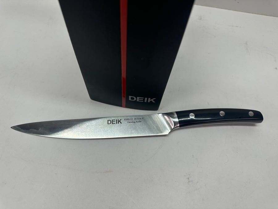 Deik Kitchen Knife Set With Black Storage Block
 [Photo 2]