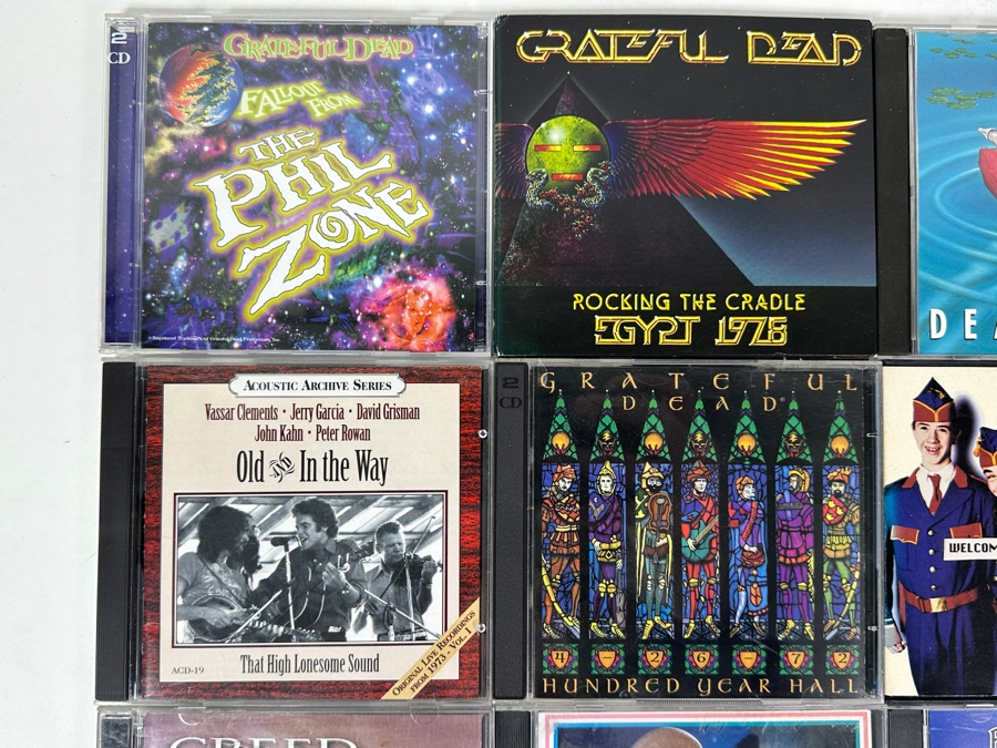 Last Minute Add - (12) CDs: Grateful Dead, Creed, The Beach Boys, INXS, Jimi Hendrix, Linda Ronstadt And R. Crumb And The Cheap Suit Serenaders [Photo 2]