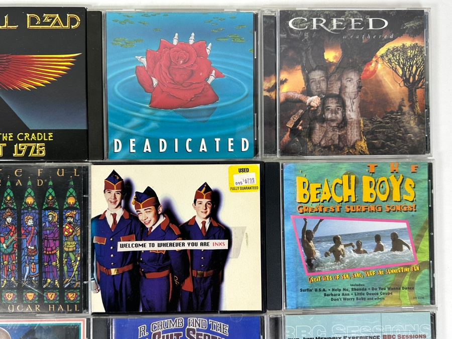 Last Minute Add - (12) CDs: Grateful Dead, Creed, The Beach Boys, INXS, Jimi Hendrix, Linda Ronstadt And R. Crumb And The Cheap Suit Serenaders [Photo 3]