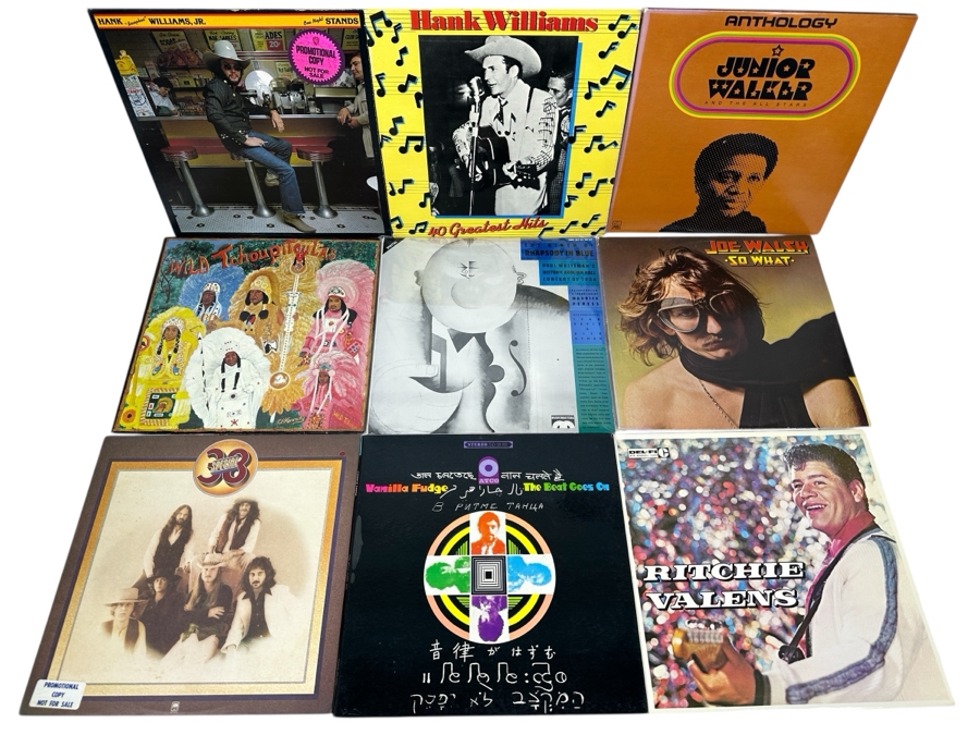 Last Minute Add - (9) Vintage Vinyl Records