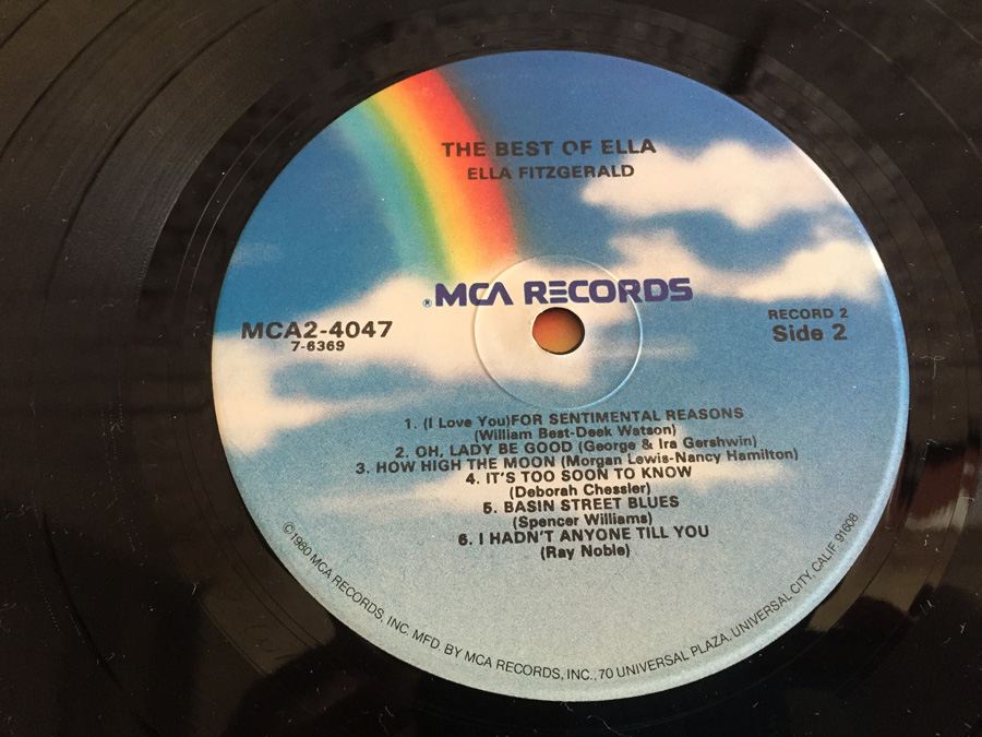 Ella Fitzgerald ‎- The Best Of Ella Fitzgerald - MCA Records ‎- MCA2-4047 [Photo 8]