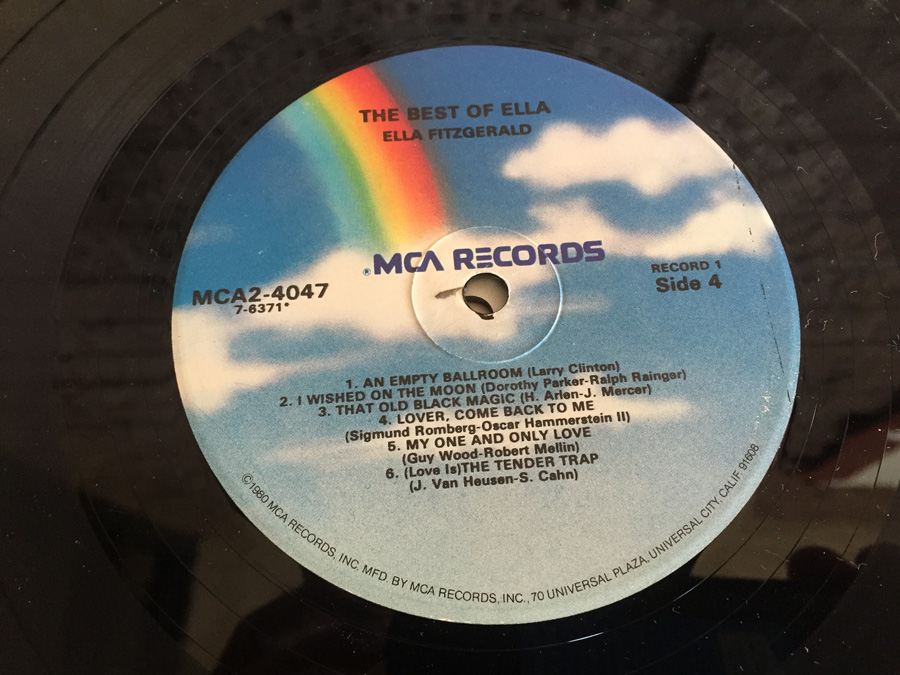 Ella Fitzgerald ‎- The Best Of Ella Fitzgerald - MCA Records ‎- MCA2-4047 [Photo 6]
