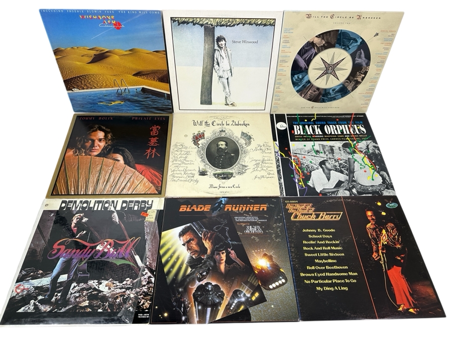 Last Minute Add - (9) Vintage Vinyl Records