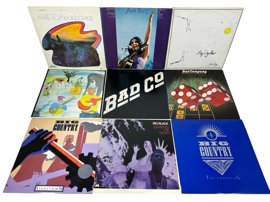 Last Minute Add - (9) Vintage Vinyl Records