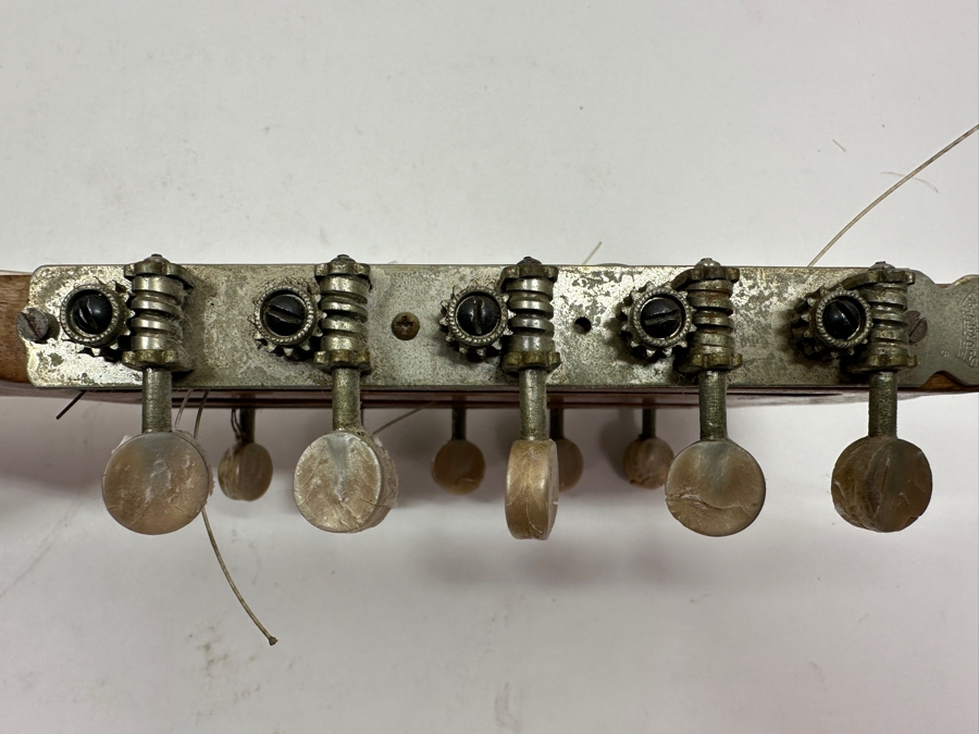 Last Minute Add - Tiple Dominicano Wooden Instrument with Mother-of-Pearl Inlay 24'L [Photo 6]