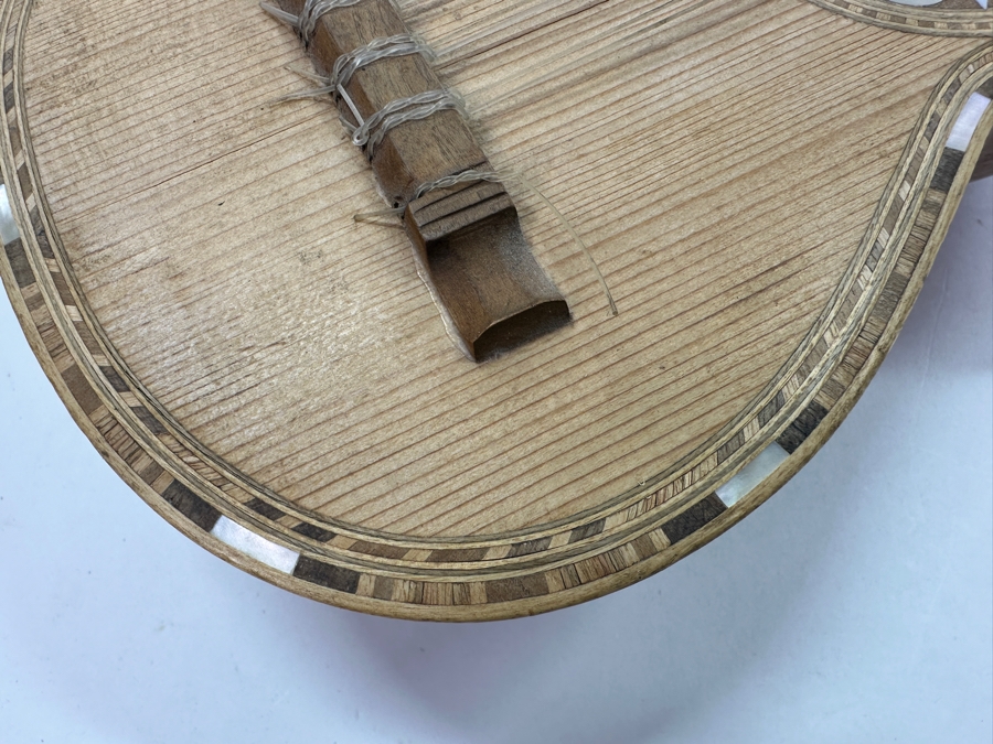 Last Minute Add - Tiple Dominicano Wooden Instrument with Mother-of-Pearl Inlay 24'L [Photo 4]