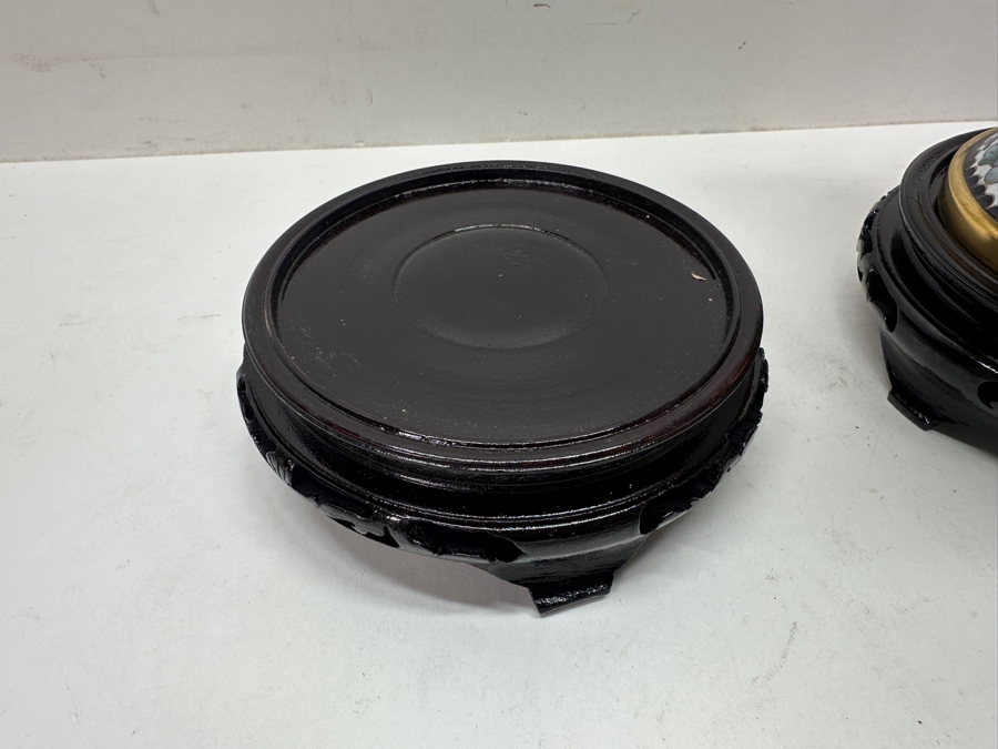 Stunning Pair Of Vintage Chinese Cloisonne Vases 11.5'H - New With Original Box [Photo 9]