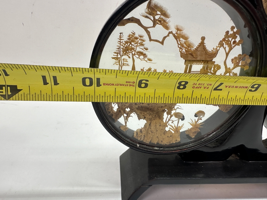 Vintage Chinese Carved Cork Art Diorama 10'W X 11'H [Photo 11]
