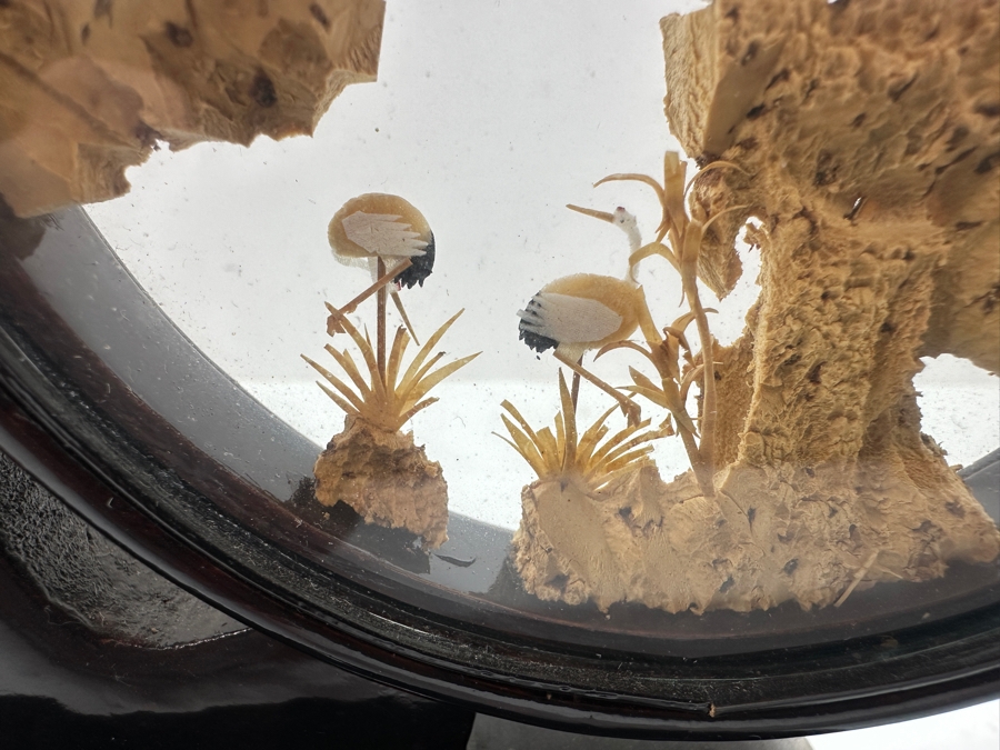 Vintage Chinese Carved Cork Art Diorama 10'W X 11'H [Photo 6]