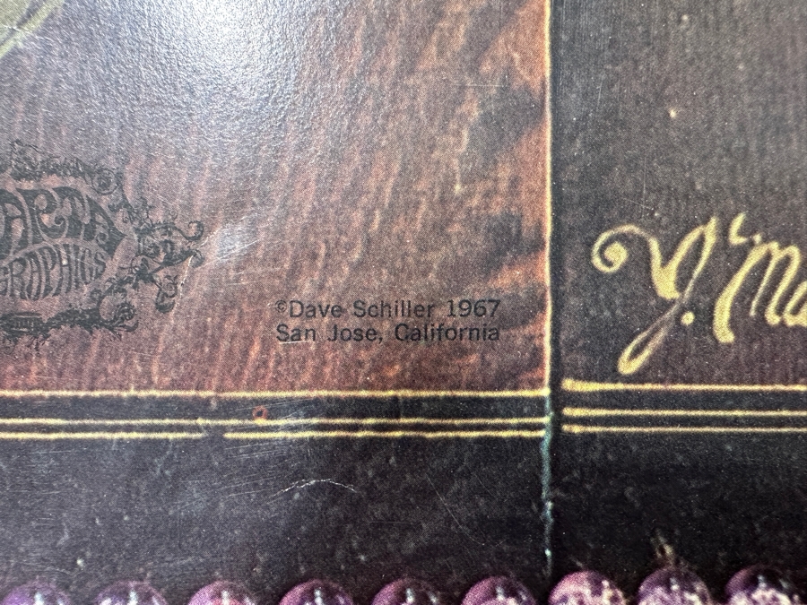 Last Minute Add - Jefferson Airplane Fillmore Auditorium San Francisco Poster By Sparta Graphics 30' X 39' [Photo 3]