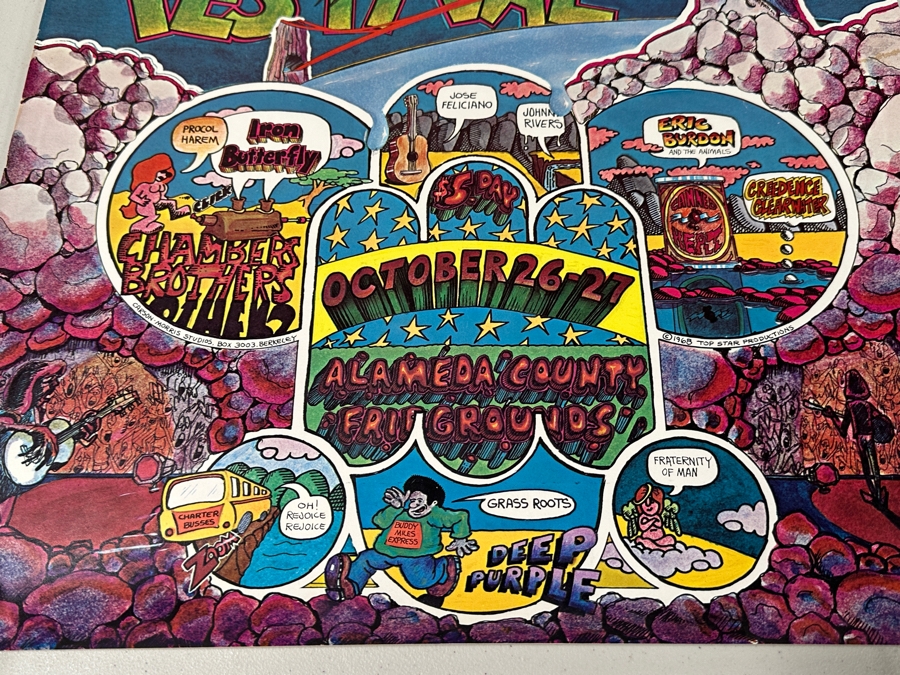 Last Minute Add - San Francisco International Pop Festival Poster Of 1968 Featuring Various Performers [Photo 3]