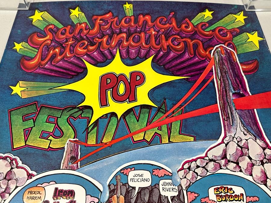 Last Minute Add - San Francisco International Pop Festival Poster Of 1968 Featuring Various Performers [Photo 12]