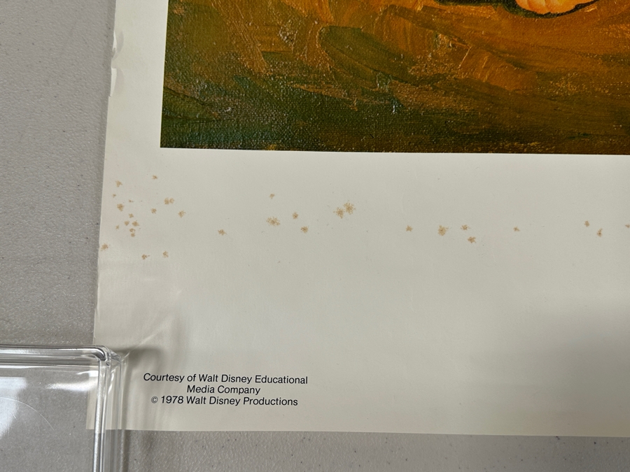 Last Minute Add - Vintage 1978 Walt Disney Education Read. Poster By The American Library Association 21' X 31.5' [Photo 6]