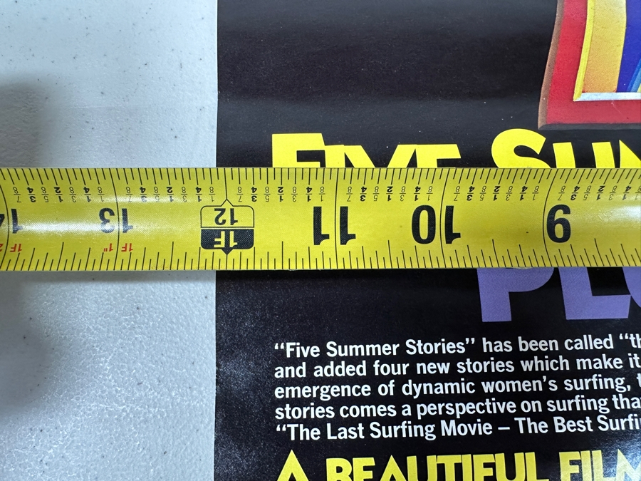 Last Minute Add - Vintage Five Summer Stories Plus Four Surfing Film Poster By Rick Griffin 12' X 21' [Photo 7]