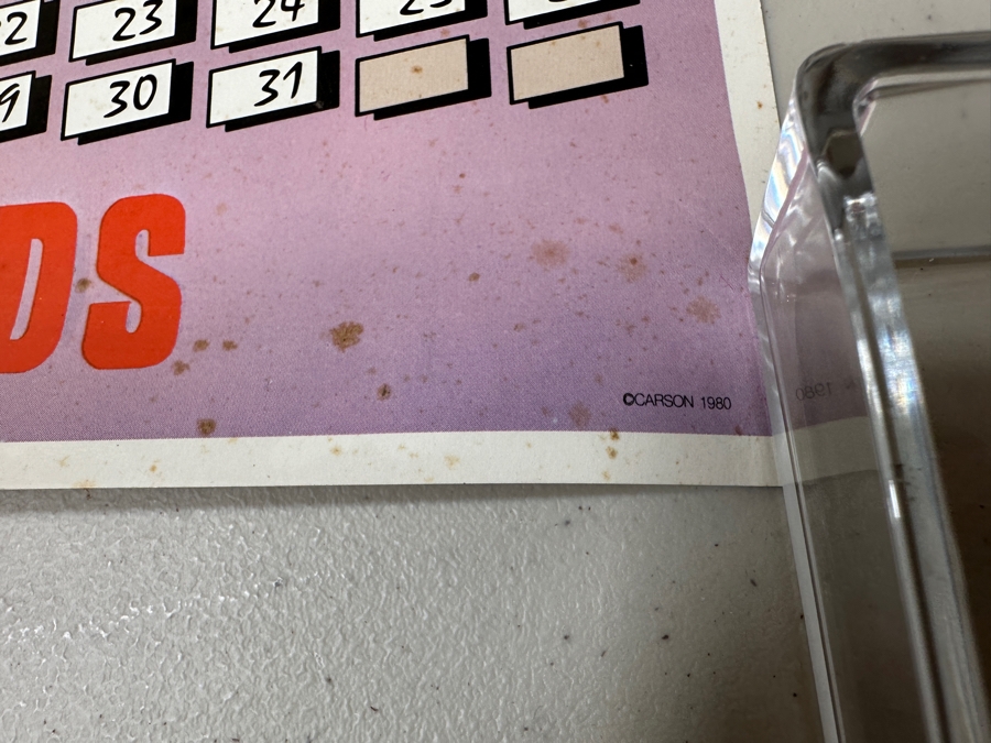 Last Minute Add - (3) Tower Records Calendar Posters From 1981, 1986 & 1989 [Photo 7]