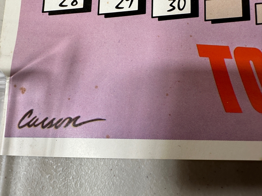 Last Minute Add - (3) Tower Records Calendar Posters From 1981, 1986 & 1989 [Photo 6]