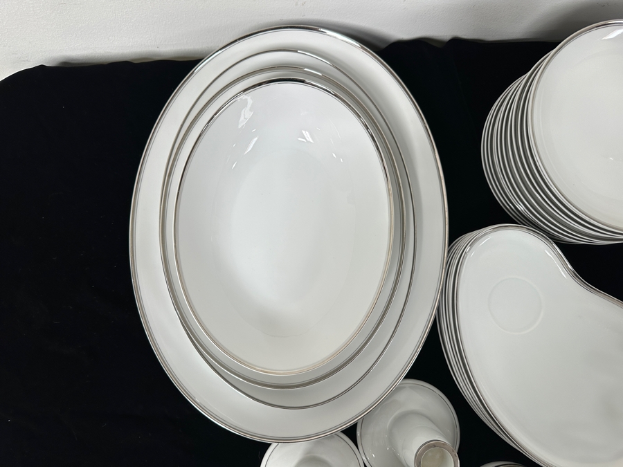 Huge Set Of Fukagawa Hand Painted China Set Arita Pattern No. 900P Approximate Service For 12 [Photo 4]