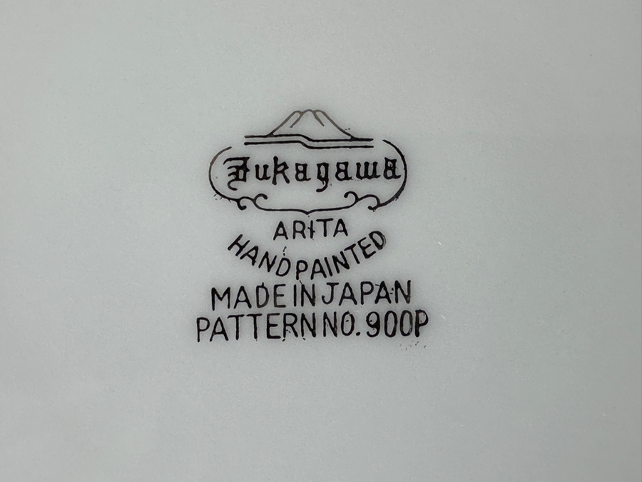 Huge Set Of Fukagawa Hand Painted China Set Arita Pattern No. 900P Approximate Service For 12 [Photo 12]